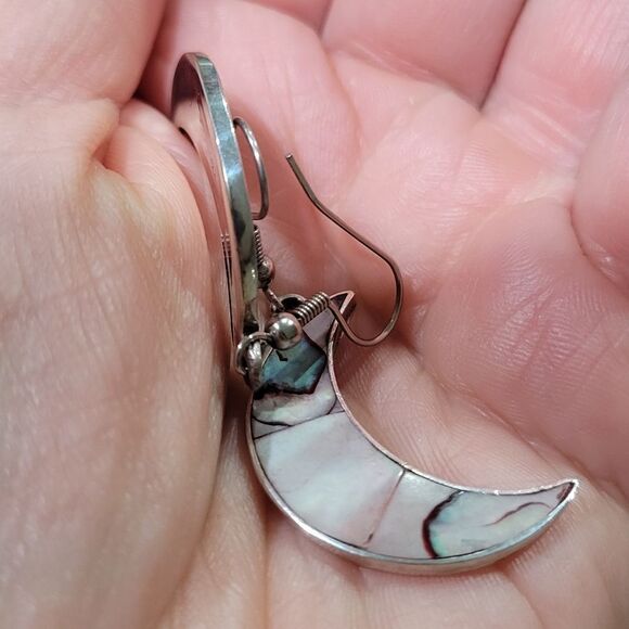 Alpaca mexico moon earrings - Picture 9 of 9